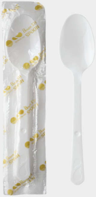 엠엔피 위생수저 개별포장 백색, 1500개