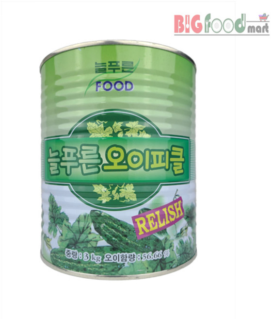 늘푸른 오이피클 렐리쉬 캔 3kg, 1개