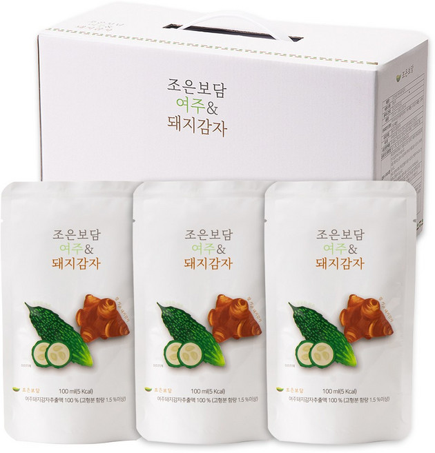 식후 혈당 케어 여주즙 돼지감자즙 여주돼지감자 추출액 국산 HACCP 인증 30포 조은보담 윤영진 한약학 박사 개발, 100ml, 1박스