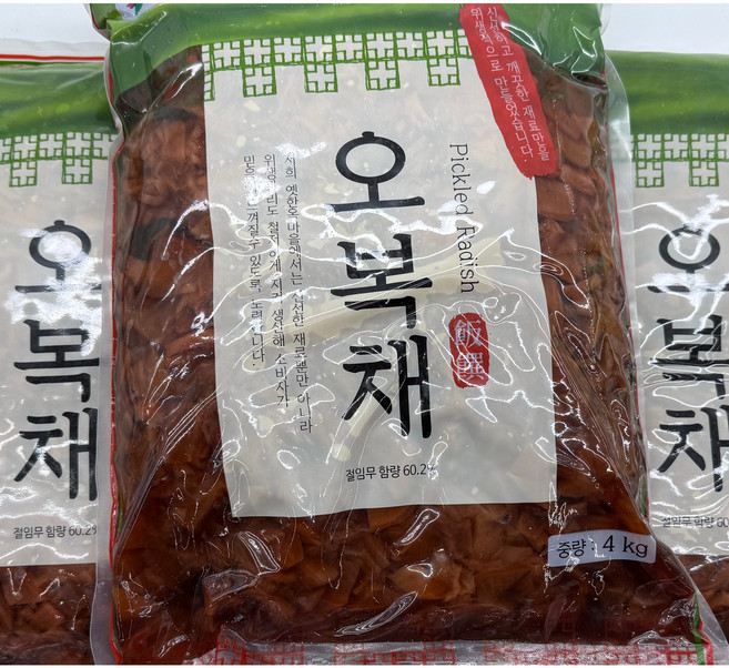 옛한옥마을 오복채 오복지 4kg, 3개