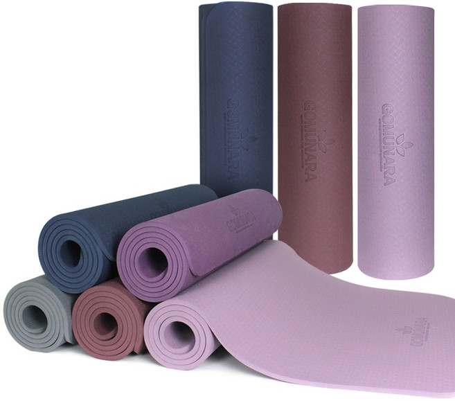 고무나라 TPE 모노컬러 요가매트 10mm, TPE/10mm/애쉬그레이/, 1개