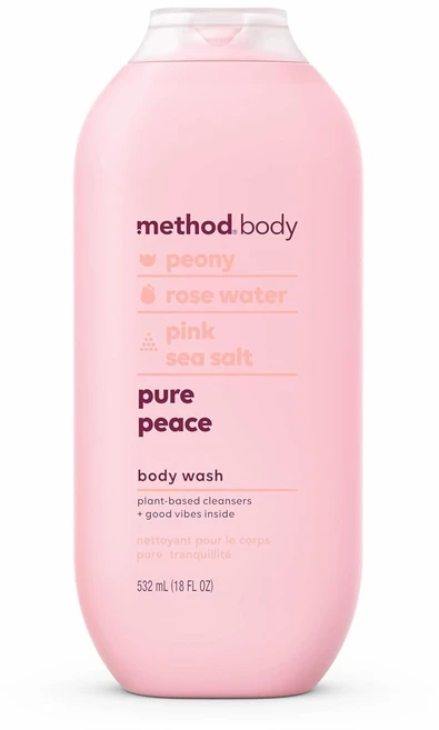 Method 메소드 퓨어 피스 자스민 샌달우드 플로럴 포뮬러 바디워시, 532ml, 1개 - 쿠팡