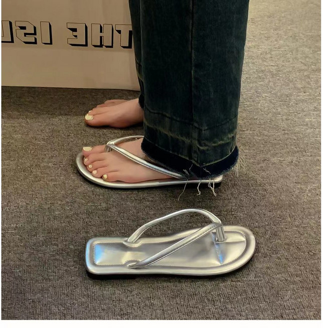 모코뮬리 고급소재 여성쪼리 슬리퍼