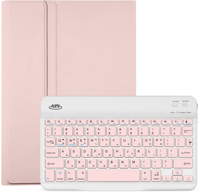 갤럭시탭 S9 S9+ S9 울트라 FE 플러스 호환 콤비 블루투스 키보드 S펜수납 케이스, 콤비 핑크, 1개