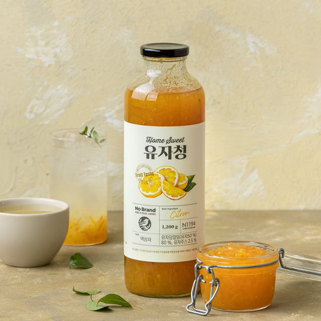 [노브랜드] 유자청 1200g, 1개, 1개, 1개입