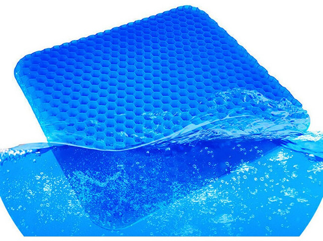 밸런스 쿠션방석 1+1 젤리 실리콘 강호동 방석 매직 시트, 블루 1+1