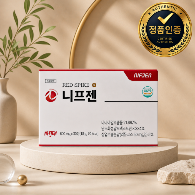 니프젠 스파이크 프리미엄 600mg, 30회분, 1박스