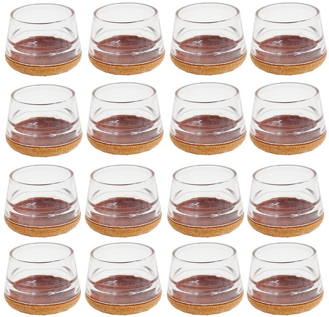 HK.sell 심플 실리콘 체어슈즈, 16개, 브라운