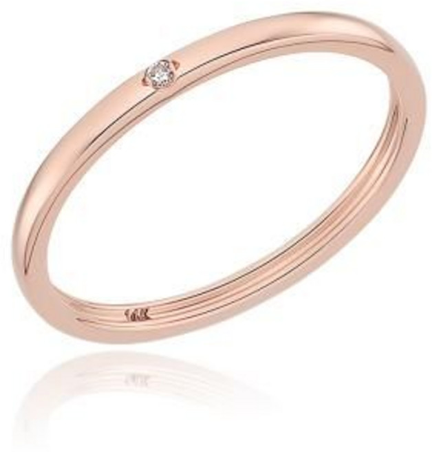 로이드 심플 라인 L-Diamond 데일리 14k 반지 LRF21021D=동아백화점 수성점