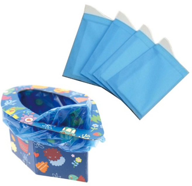 휴대용 소변기 간이 화장실 세트 비상용 휴대 화장실세트, 1개