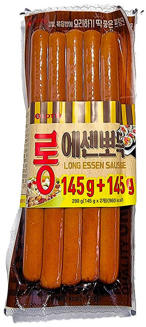 롯데 롱에센뽀득(145g+145g), 2개, 290g