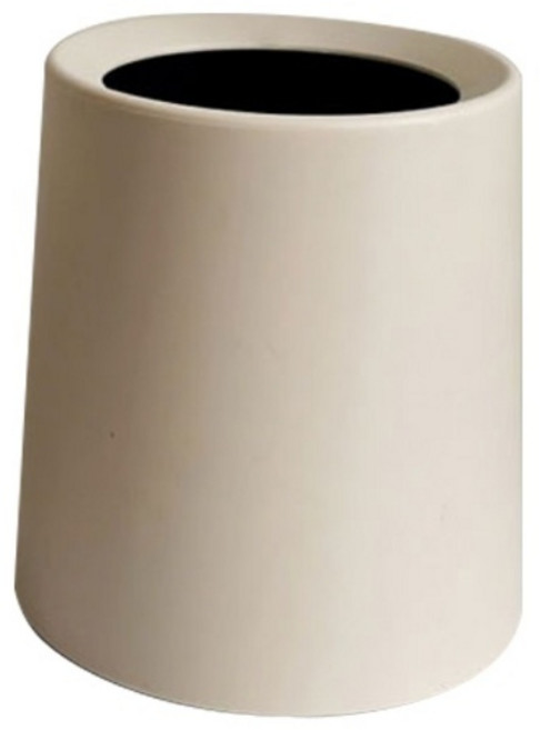 스테디얼 심플 파스텔톤 미니 휴지통, 베이지