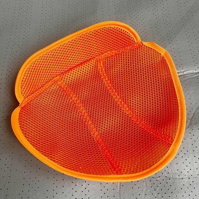 通用四季吸汗透氣頭盔內襯工地外賣頭盔墊 B 3 8, 吸汗墊 橘色