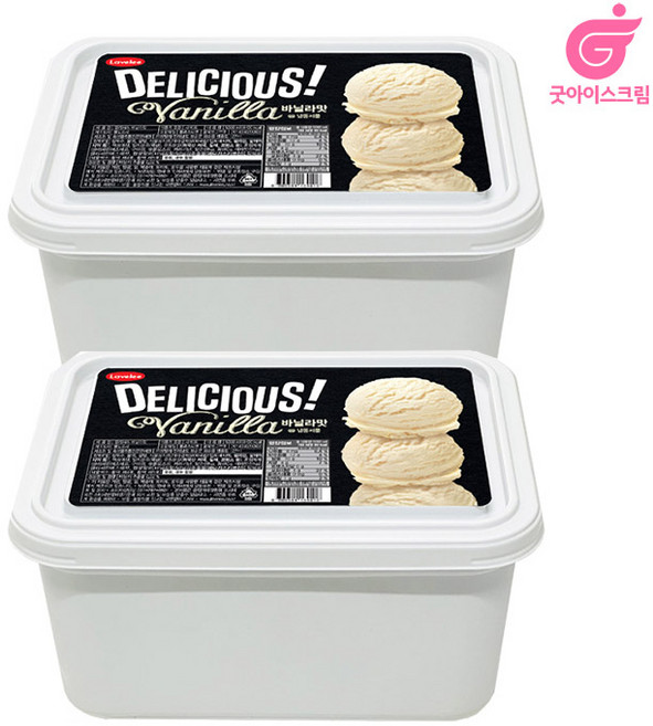 라벨리 딜리셔스 5리터 바닐라, 5L, 2개