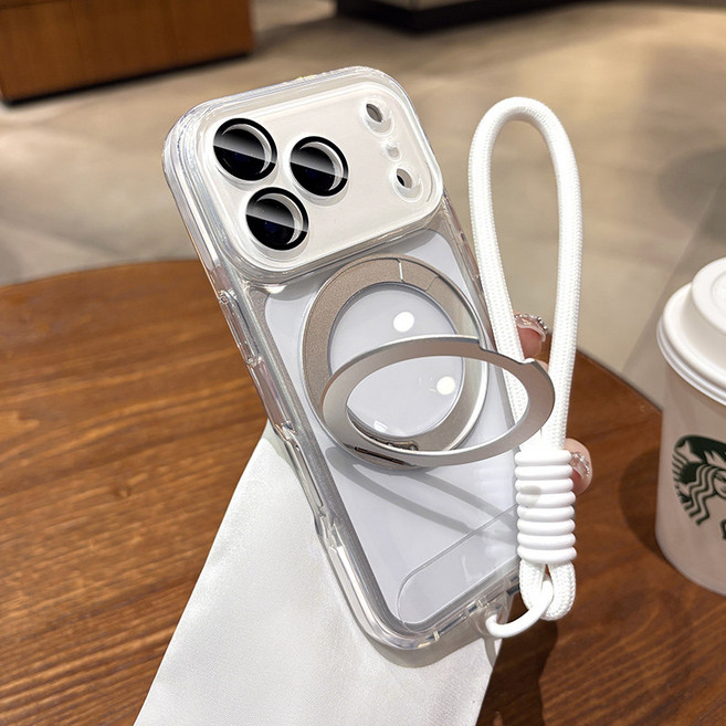 掛繩殼 磁吸無線充電防摔手機殼 適用於 iPhone 15