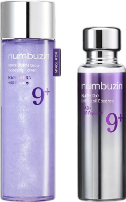 넘버즈인 9번 NMN PDRN 글로우 트리트먼트 토너 + 넘버즈인 9번 NMN BIO 리프팅 원액 에센스, 1세트 - 쿠팡