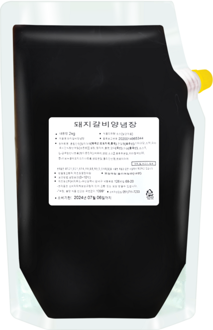 비지푸드 돼지갈비양념장 2kg, 1개