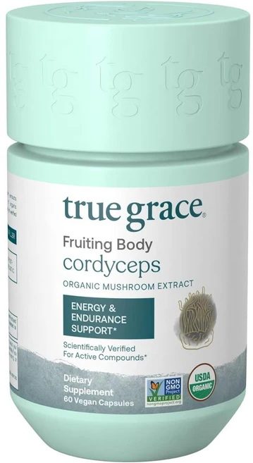 트루그레이스 코디셉 동충하초 버섯 True Grace Cordyceps, 60 Count (Pack of 1), 1개, 60정 - 쿠팡
