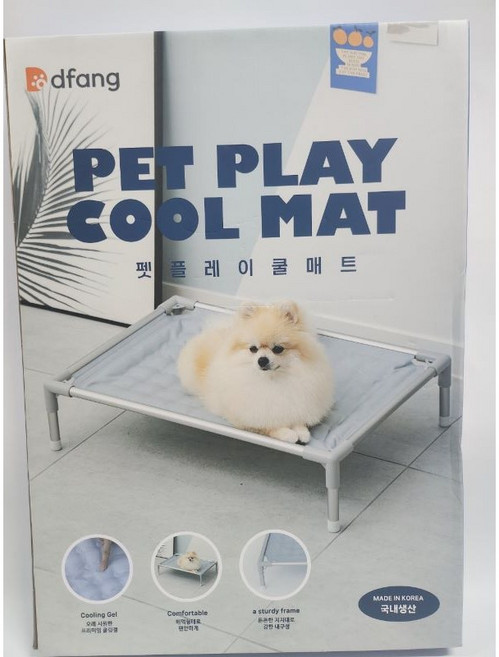 디팡 반려동물 쿨매트, 블루그레이, 1개