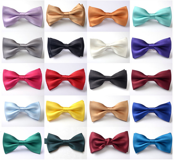 성인 아동나비넥타이 단색나비넥타이