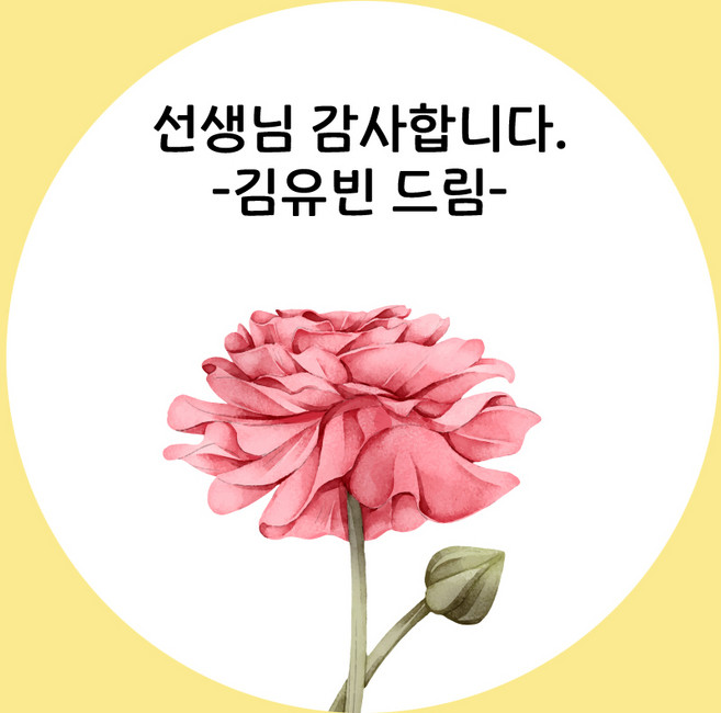 [택배발송/오후 3시까지 당일출고] 문구 변경 스티커 굿모닝 베이비 감사 스티커 고광택 용지 교회 스티커 축하 스티커 학원 스티커 선생님 감사합니다 스티커 스승의날 스티커, 20개, 선생님 감사합니다_04