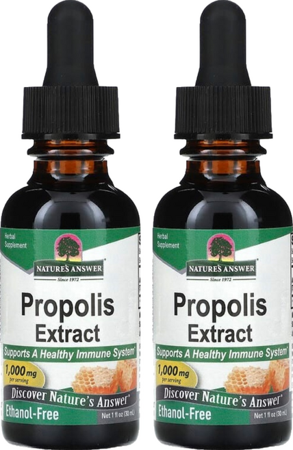 네이쳐스앤서 프로폴리스 1000mg 리퀴드, 2개, 30ml
