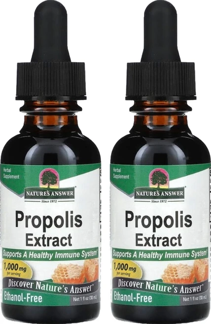 네이쳐스앤서 프로폴리스 1000mg 리퀴드, 2개, 30ml - 쿠팡