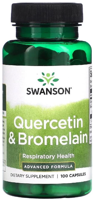 Swanson 스완슨 퀘르세틴 브로멜라인 캡슐 100정, 250개 - 쿠팡