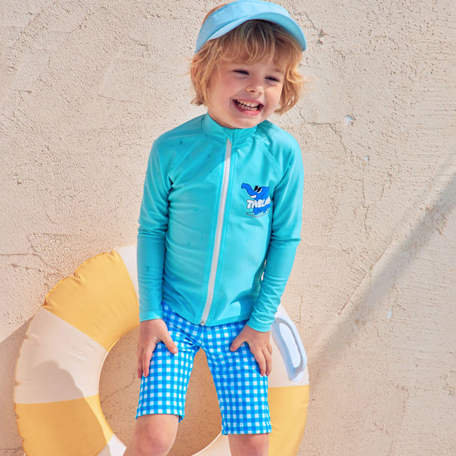 따블리에 남아수영복 아동래쉬가드 키즈래쉬가드 유아래쉬가드 남아래쉬가드 반바지 세트