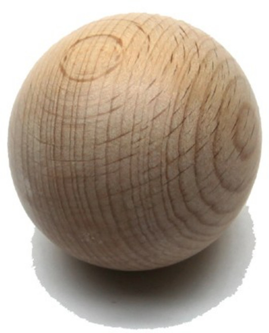 5cm 나무공 2가베 부품, 1개