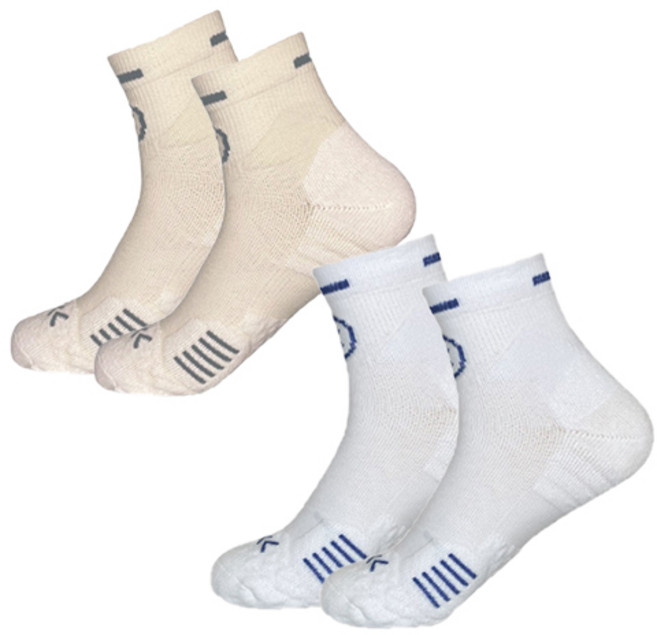 스포츠 골프 중목 장목 양말 쿠션감 좋은 발바닥 보강 양말 2종 세트, 2개, 02 단목 A