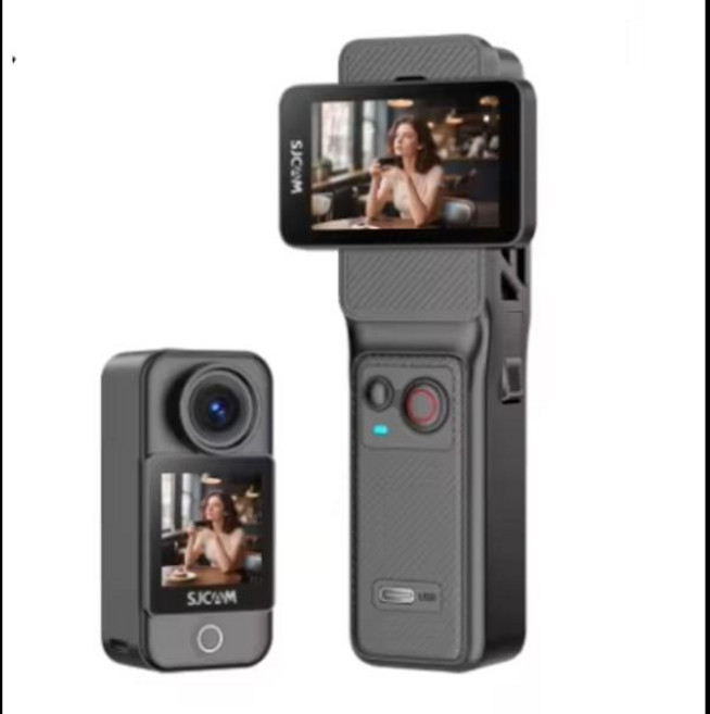 SJCAM C400 핸드헬드 액션 카메라 핸드헬드 탈착식 회전 스크린 디자인 4K HD 비디오 액션 카메라, [07] C400