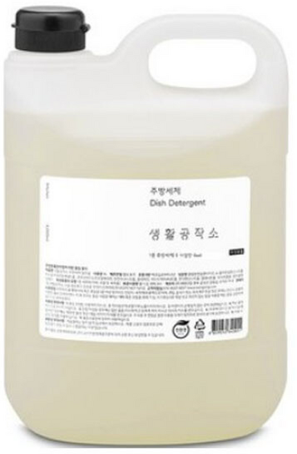 생활공작소 주방세제 바질향 4L, 4000ml, 2개
