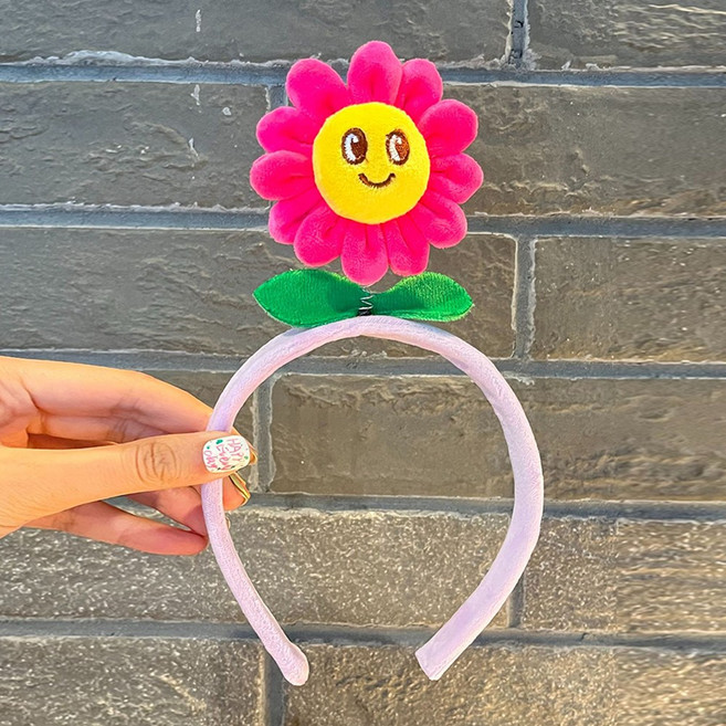 생활일번지 파티 머리띠 48종, 2개, 06.컬러플라워 핑크(346)
