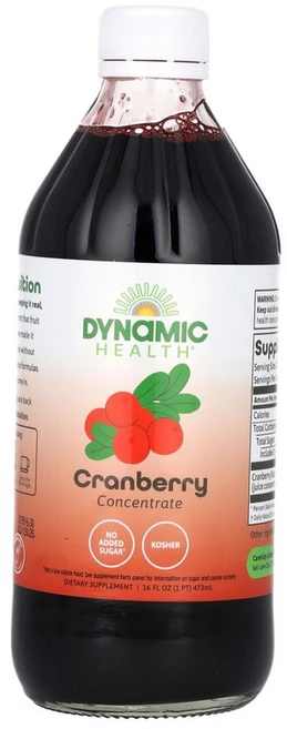 Dynamic Health 크랜베리 농축물 유리잔 473ml(16온스), 473ml, 1개 - 쿠팡