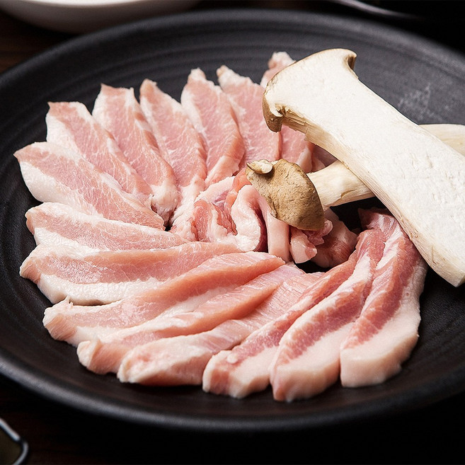 봄날한돈 잡내없는 국내산 한돈 항정살 구이용 천겹살, 3개, 350g