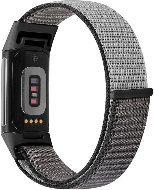 [Tiptops]는 Fitbit Charge 6/Fitbit 5 만 호환 가능하며 조정 가능 교체 소프트 나일론 루프 스포츠 팔찌 액세서리 여성 남성용 5/6 교환, 상세페이지 참조, 상세페이지 참조