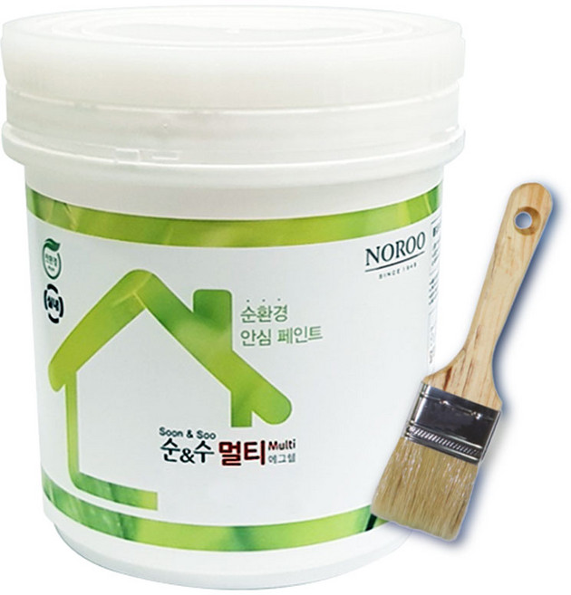 노루페인트 순앤수 친환경 멀티페인트 곰팡이방지 0.9리터, 고동1, 1개, 900ml