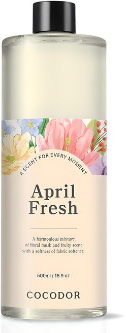 코코도르 대용량 디퓨저 리필, 에이프릴프레쉬, 500ml, 1개