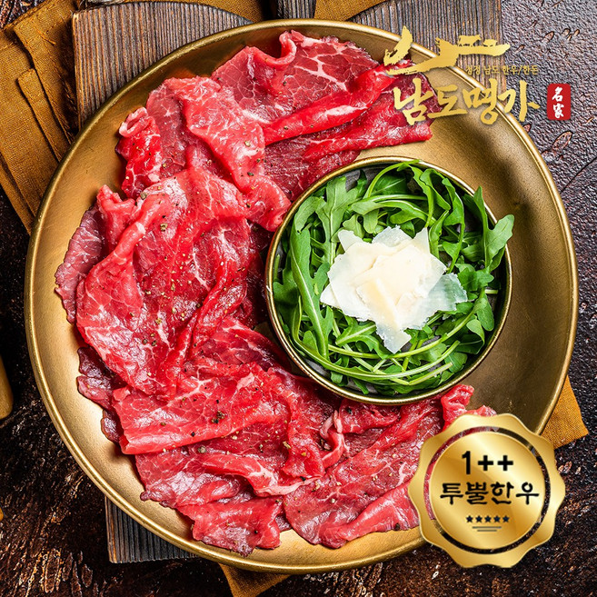 [남도명가] 1++투뿔 한우 불고기 (1++등급), 1개, 300g