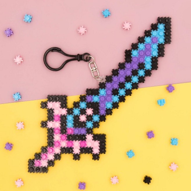 클레이피아 디폼 블럭 사물 캐릭터 모음, B-47 마법 검, 1개