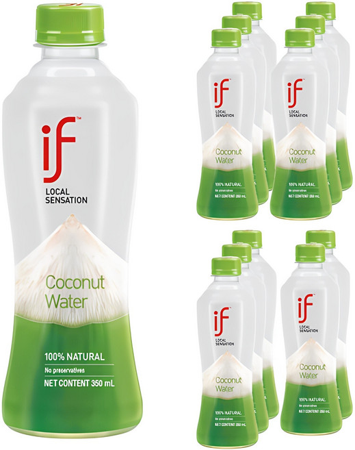 if 오리지널 코코넛워터, 350ml, 12개
