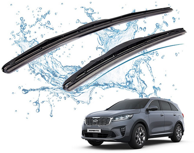 더뉴쏘렌토와이퍼 하이브리드 순정형 1세트 발수코팅 윈도우브러쉬 650mm 400mm