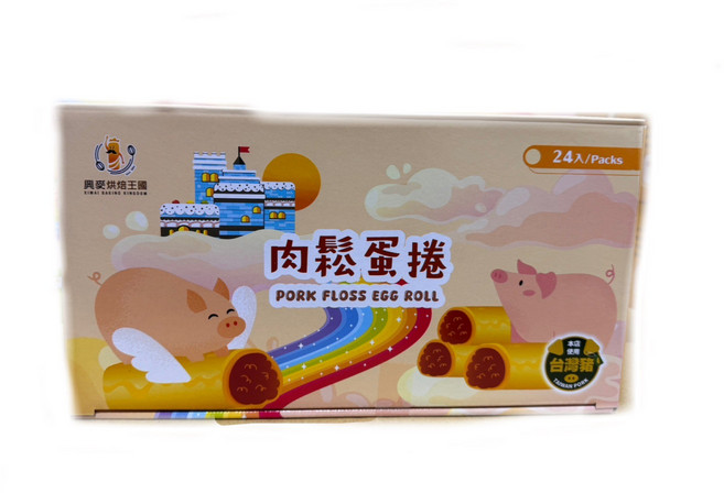 奧麥烘焙王國 肉鬆蛋捲 24入/包, 20g, 24
