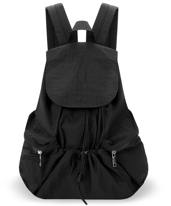 쿠키스트링 여성 백팩 나일론 경량 여행용 배낭