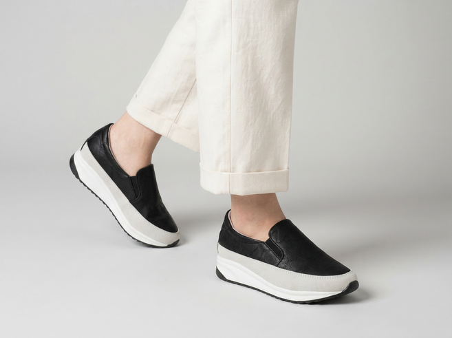 행텐 코나 키높이 통굽 슬립온 발편한 경량 스니커즈 단화