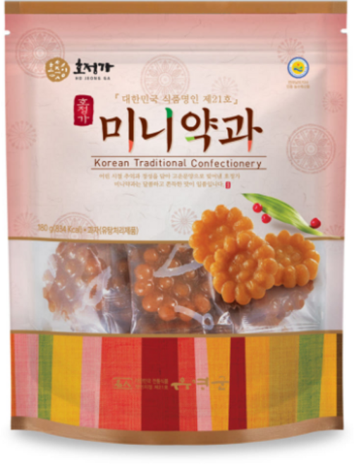 호정가 미니약과, 180g, 8개