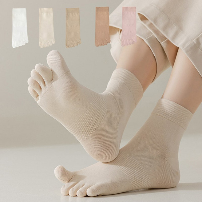여성발가락양말 최상의 기술력 오리지널 면 발가락양말 5켤레세트
