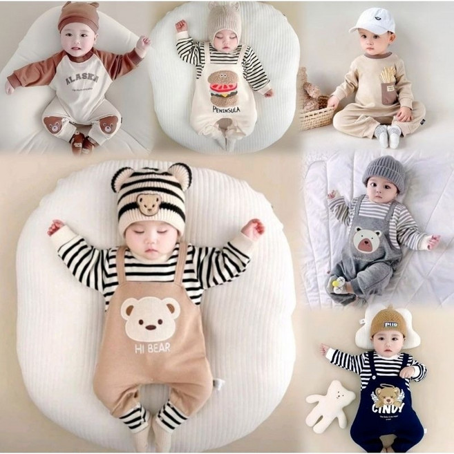 寶寶假兩件吊帶連身裝 春秋款 薄款滿版恐龍