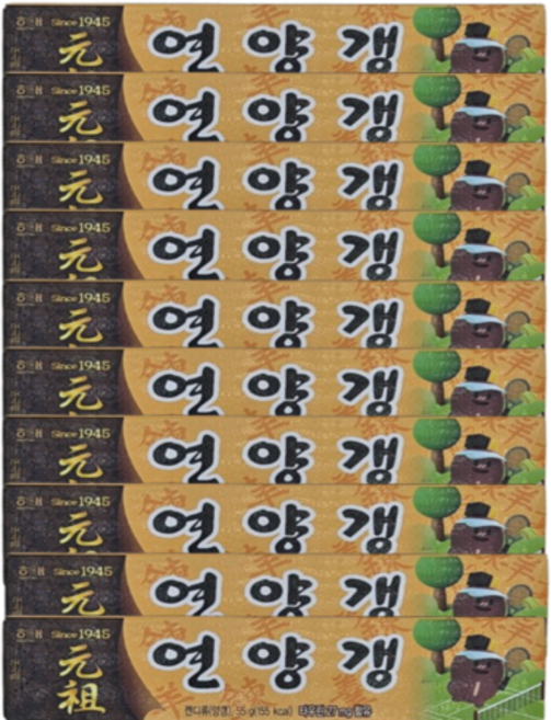 마담K 해태 연양갱 55g 10개, 1개